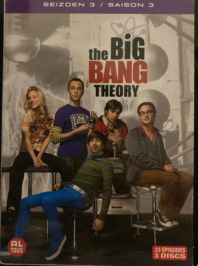 The big bang theory s3 fr nl eng, Enlèvement ou Envoi, Comme neuf