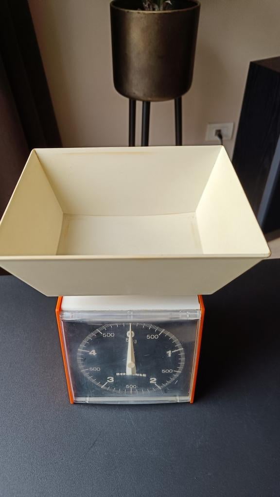Soehnle retour vintage weegschaal 5kg, Elektronische apparatuur, Weegschalen, Keukenweegschaal, Ophalen of Verzenden, Gebruikt