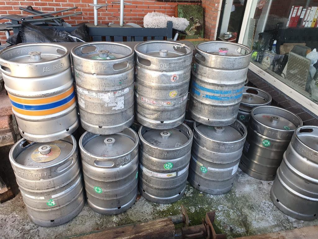 Biervaten RVS INOX 50liter, Verzamelen, Biermerken, Ophalen, Gebruikt, Overige typen