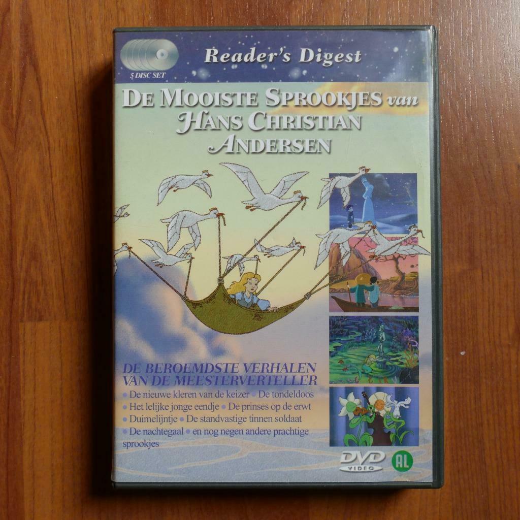 DVD-Box 'De mooiste sprookjes van Hans Christian Andersen' A, Cd's en Dvd's, Alle leeftijden, Verzenden, Europees, Tekenfilm