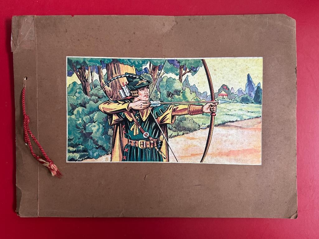 ROBIN HOOD - Plaatjesboek "De Beukelaer" 1934, Livres, Livres d'images & Albums d'images, Envoi, Utilisé, Album d'images