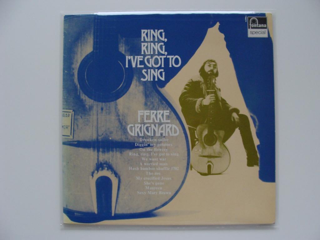 Ferre Grignard – Ring, Ring, I've Got To Sing (1982), Cd's en Dvd's, Vinyl | Rock, 12 inch, Ophalen of Verzenden