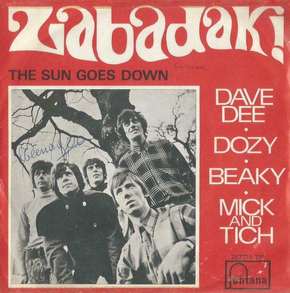Dave Dee, Dozy, Beaky, Mick & Tich - Zabadak – Single, Enlèvement ou Envoi, Utilisé, Pop