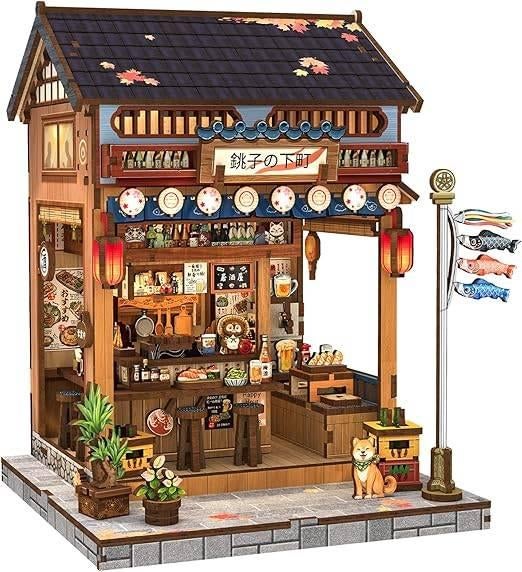 miniatuur poppenhuis met ledlicht | GRATIS LEVERING, Neuf, -, -, CUTEBEE