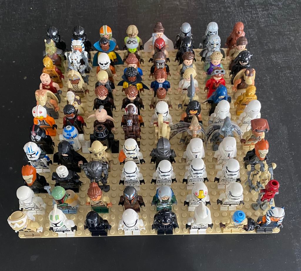 88 Lego star wars minifigs ( NIEUW), Ophalen, Zo goed als nieuw, Lego