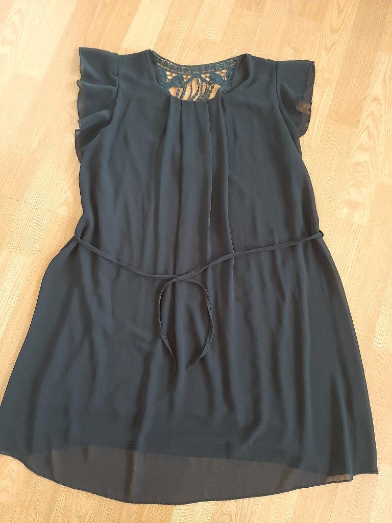 splinternieuw blauw kleed van het merk Terra di Siena, Neuf, Taille 38/40 (M), Au-dessus du genou, Bleu
