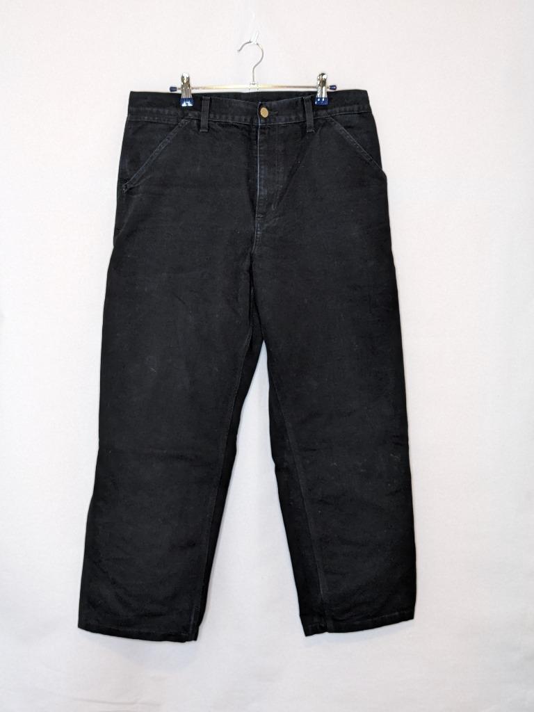 Carhartt WIP Single Knee Pant (raccourci, taille 32/30), Enlèvement ou Envoi, Autres tailles, Porté, Noir
