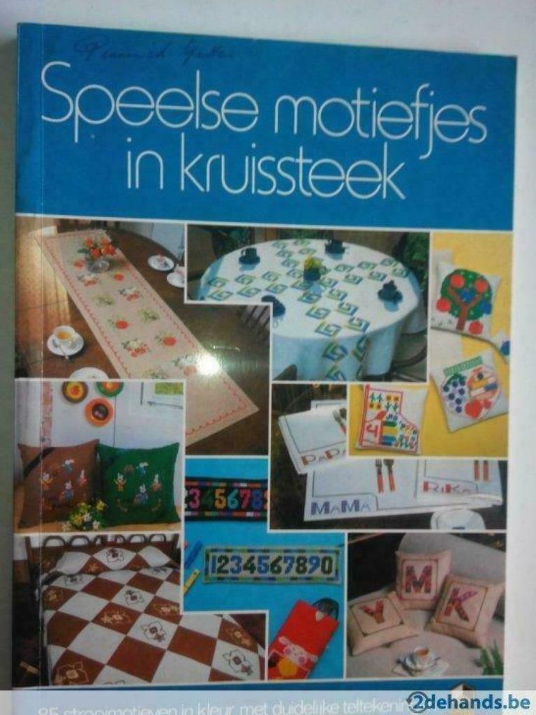 Speelse motiefjes in kruissteek, Ophalen, Gebruikt, Handborduren, Patroon