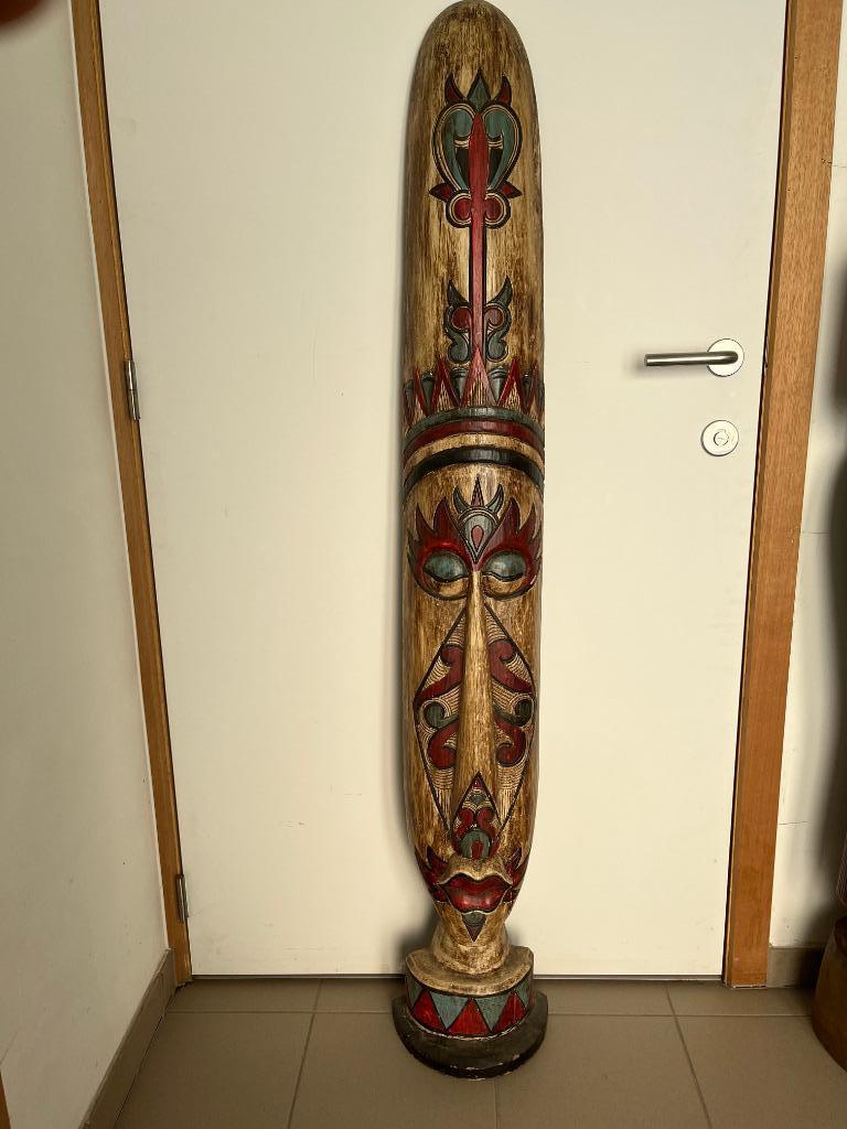 Indonesisch GROOT BEELD Bali Hawai Indiaans Afrikaans, Antiek en Kunst, Ophalen of Verzenden