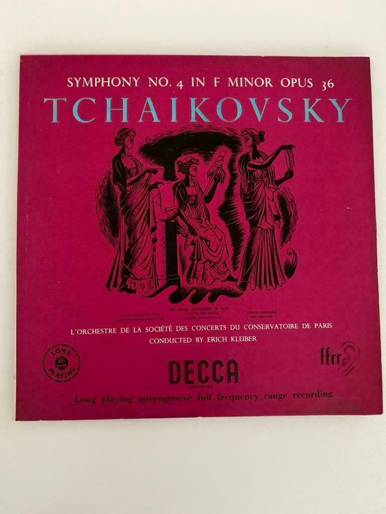 LP  Tchaikovsky Conservatoire De Paris E Kleiber 1950, Cd's en Dvd's, Vinyl | Klassiek, Ophalen of Verzenden, Zo goed als nieuw
