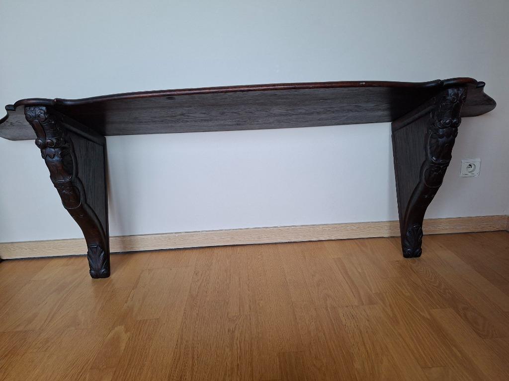 Antieke eiken wandplank 18de eeuw, Antiek en Kunst, Ophalen