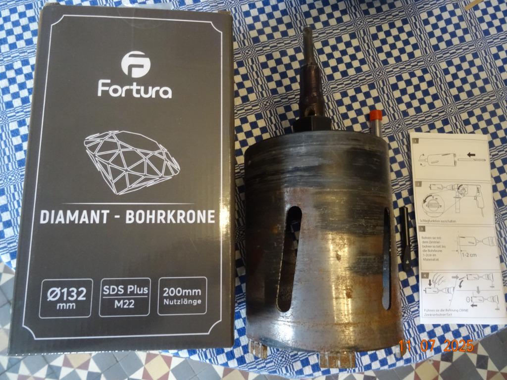 Couronne de forage diamantée, Enlèvement, Utilisé, Autres types