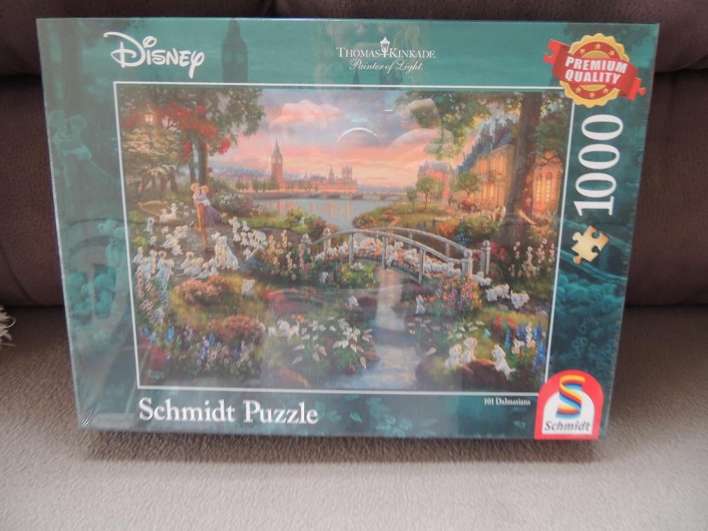 Puzzle 1000 pièces - Disney - 101 dalmatiens, Ophalen, Legpuzzel