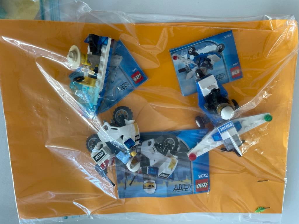Lego 3 vintage politie setjes (compleet), Ophalen of Verzenden, Zo goed als nieuw, Lego