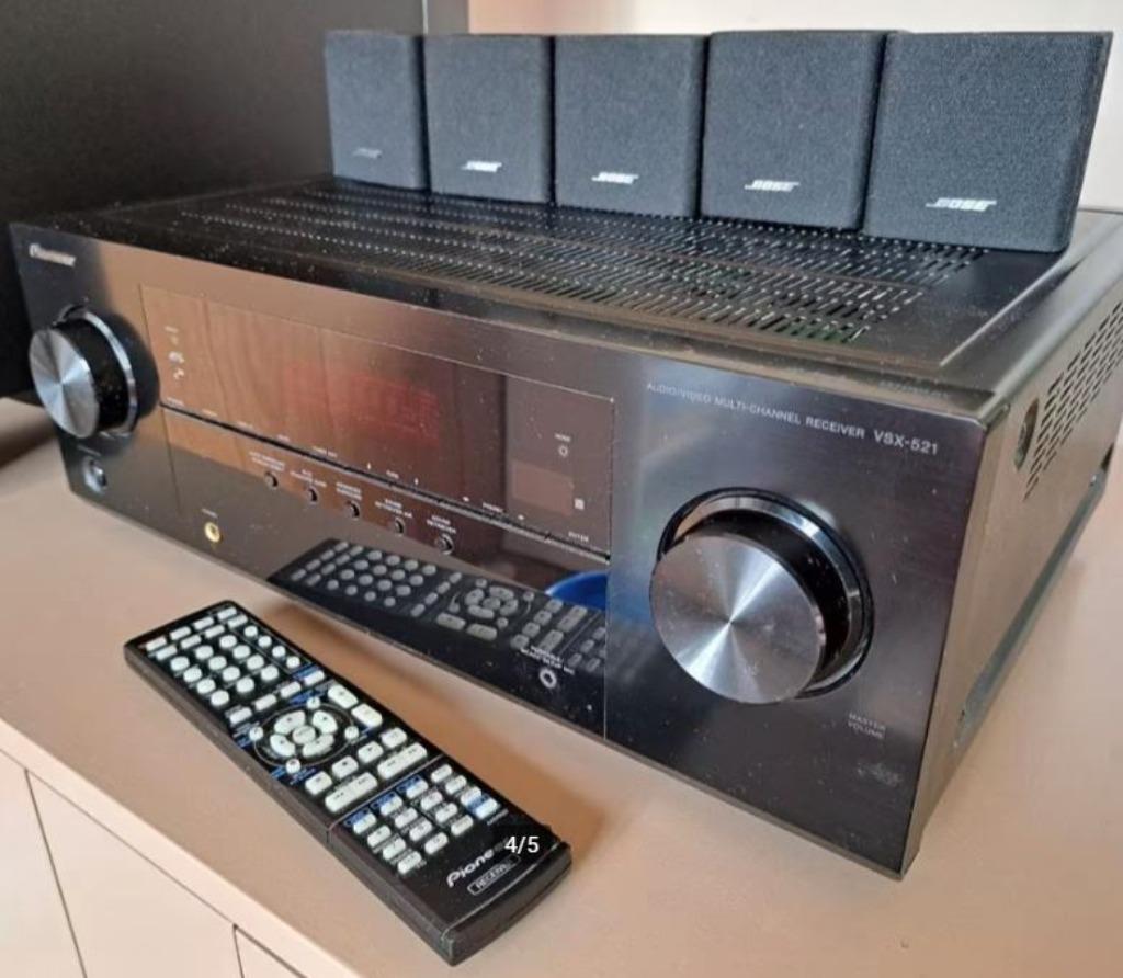 Pioneer VSX-521 + Bose Accoustimass 6-serie 3 versterker, Audio, Tv en Foto, Luidsprekerboxen, Ophalen, Zo goed als nieuw, Complete surroundset