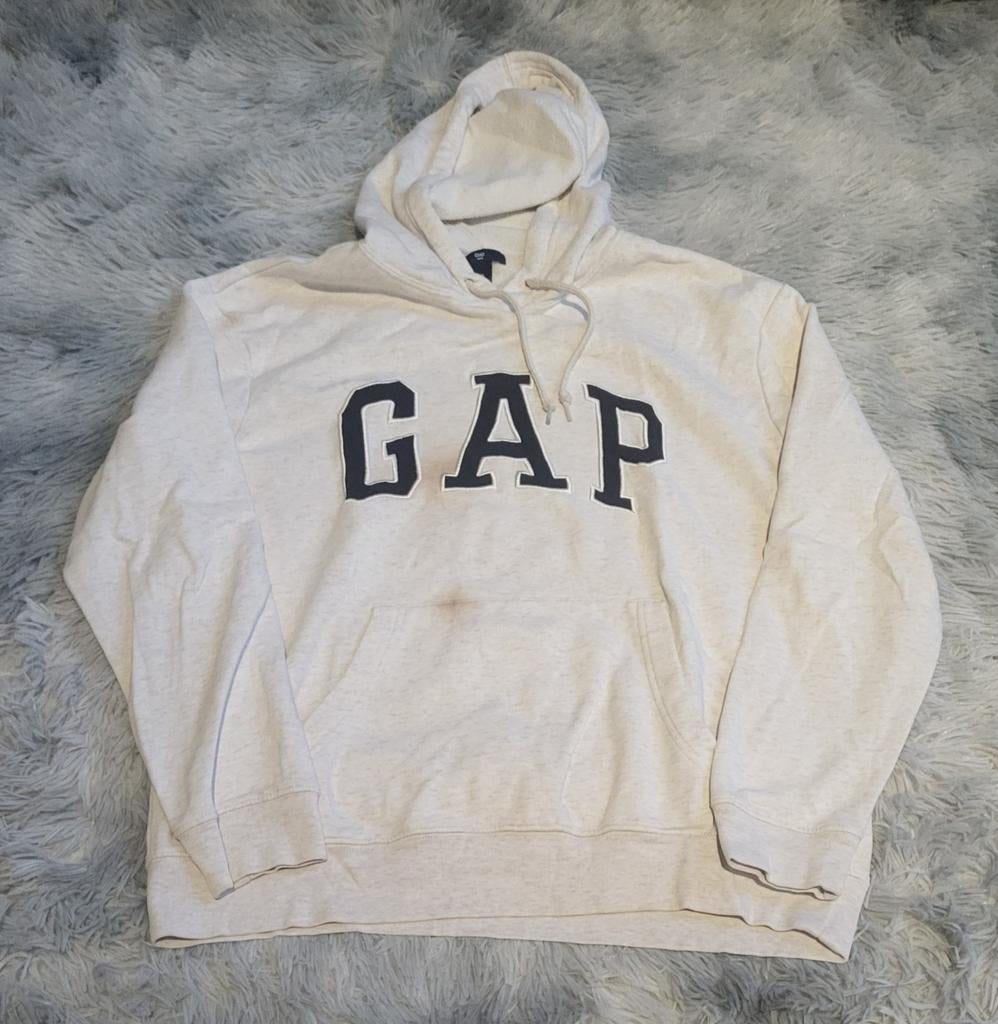 Off-white Gap hoodie — Maat M — Geborduurd logo, Wit, Ophalen of Verzenden, Gedragen, GAP