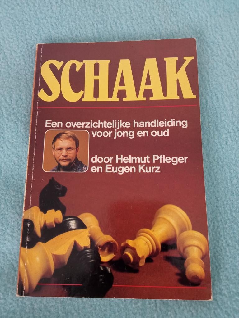 Schaak door Helmut Pfleger Duits schaakgrootmeester, Ophalen of Verzenden