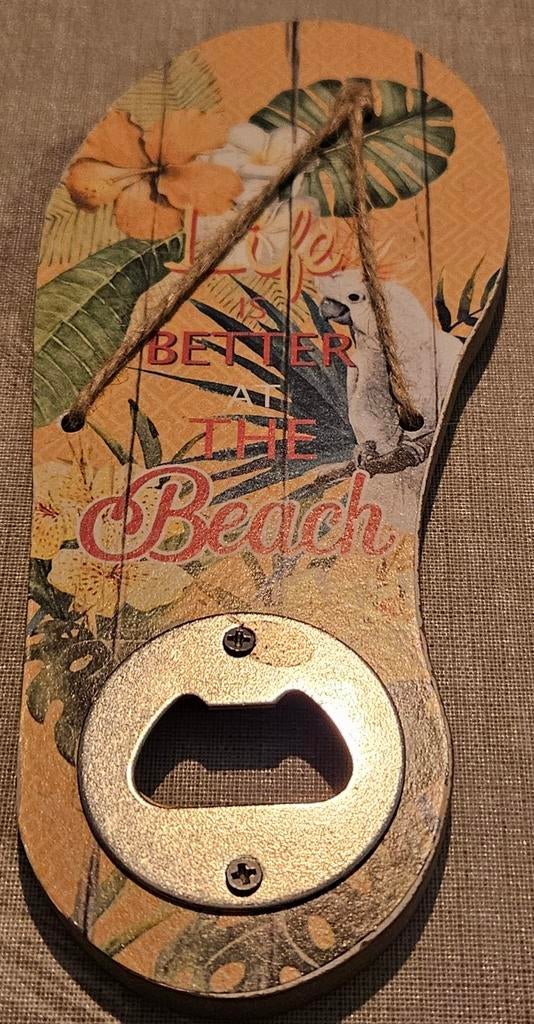 Houten flesopener teenslipperontwerp
De afbeeldi, Ophalen of Verzenden, Flesopener