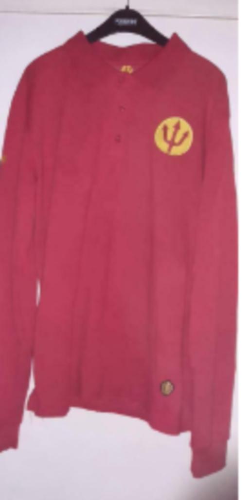 Longsleeve van de rode duivels maat medium, Verzenden, Maat 48/50 (M)