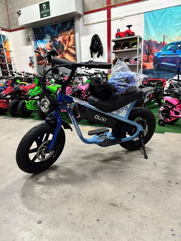 Vélo d'équilibre bleu New Ouxi S73 36v 25 km/h, Enlèvement ou Envoi, Neuf, Vélo d'équilibre