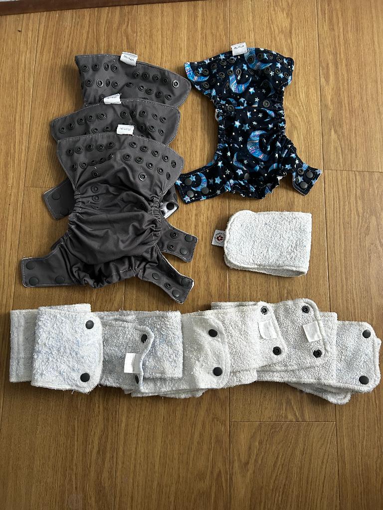 wasbare luiers en inlegvellen, Kinderen en Baby's, Ophalen, Gebruikt