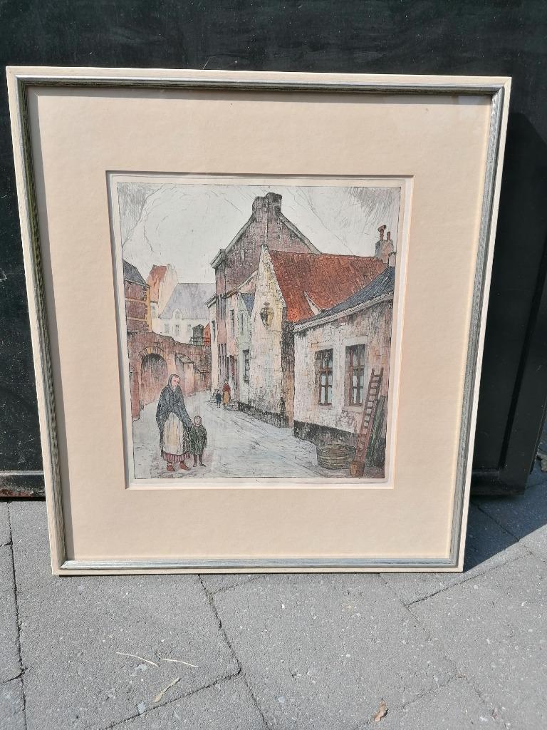 kunstschilderij maastricht, Antiek en Kunst, Ophalen of Verzenden
