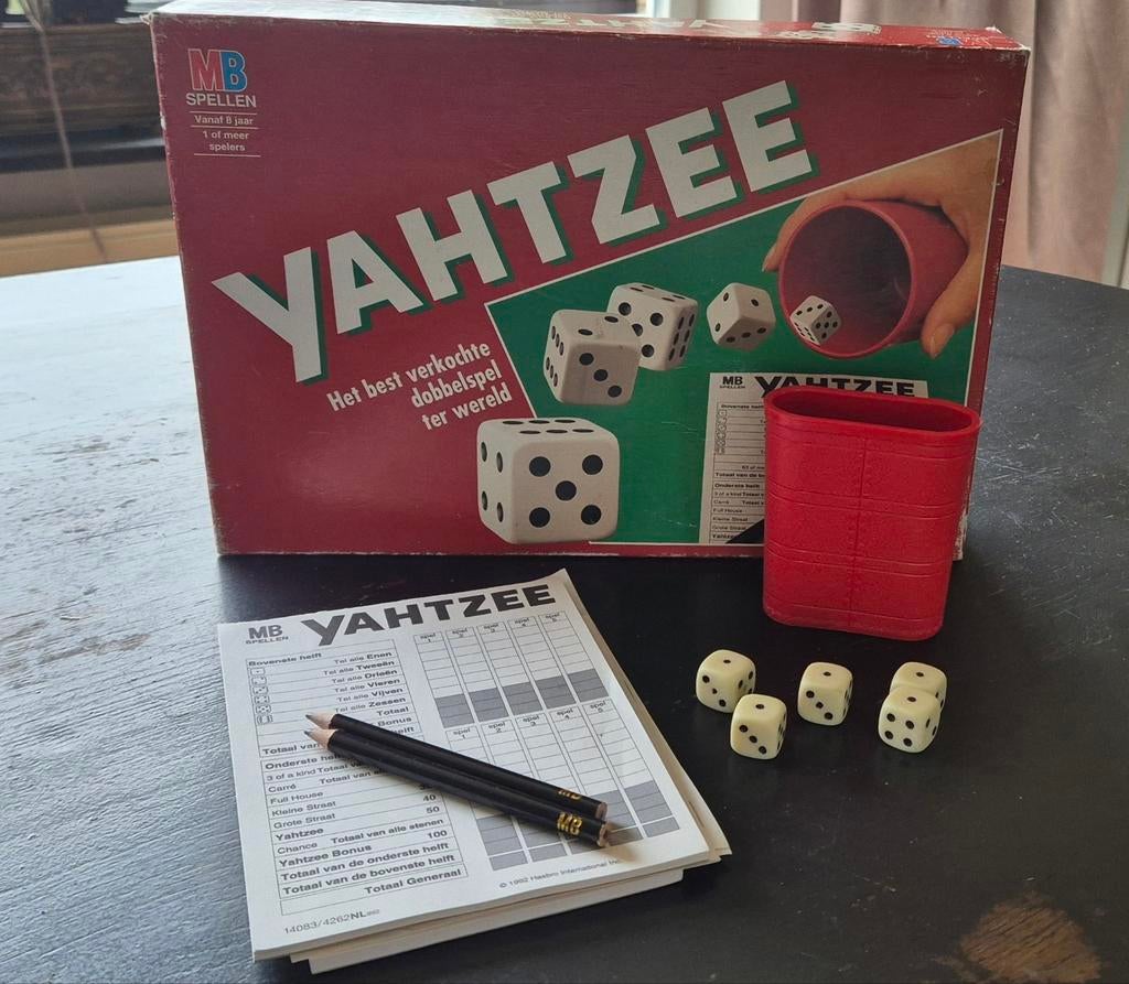 Yahtzee, Hobby en Vrije tijd, Gezelschapsspellen | Overige, Ophalen, Zo goed als nieuw