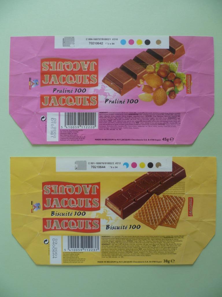 Chocolat Jacques chocolade omslagen emballages Olympic 100, Ophalen of Verzenden, Gebruikt
