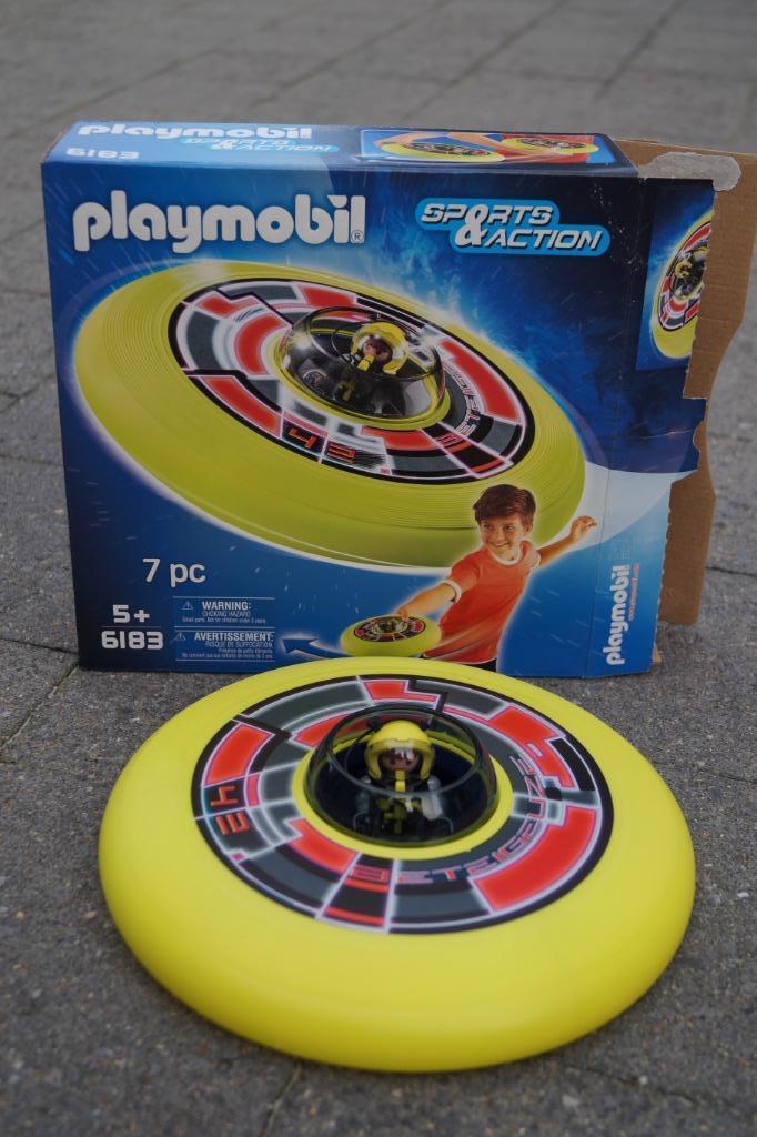 playmobil vliegende schotel met astronaut 6183, Kinderen en Baby's, Ophalen of Verzenden, Zo goed als nieuw, Complete set