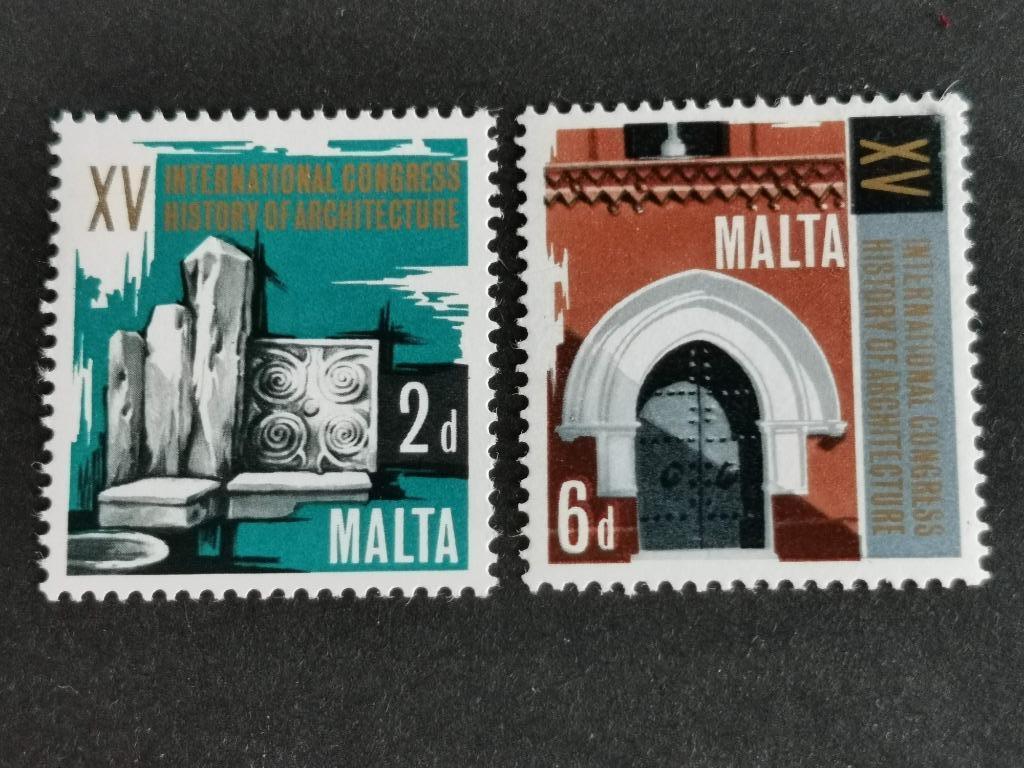 Malta 1967 - Congres voor Geschiedenis en Architectuur **, Ophalen of Verzenden, Malta, Postfris