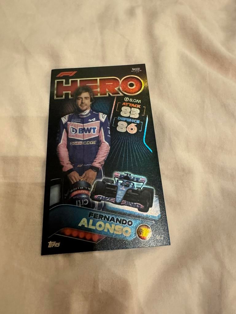 Fernando Alonso, Enlèvement ou Envoi, Comme neuf