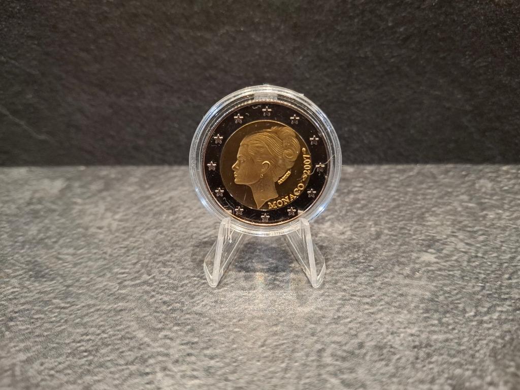 Monaco 2 €uro Proof 2007 "Grace Kelly" copy, Ophalen of Verzenden, Monaco, 2 euro, Losse munt