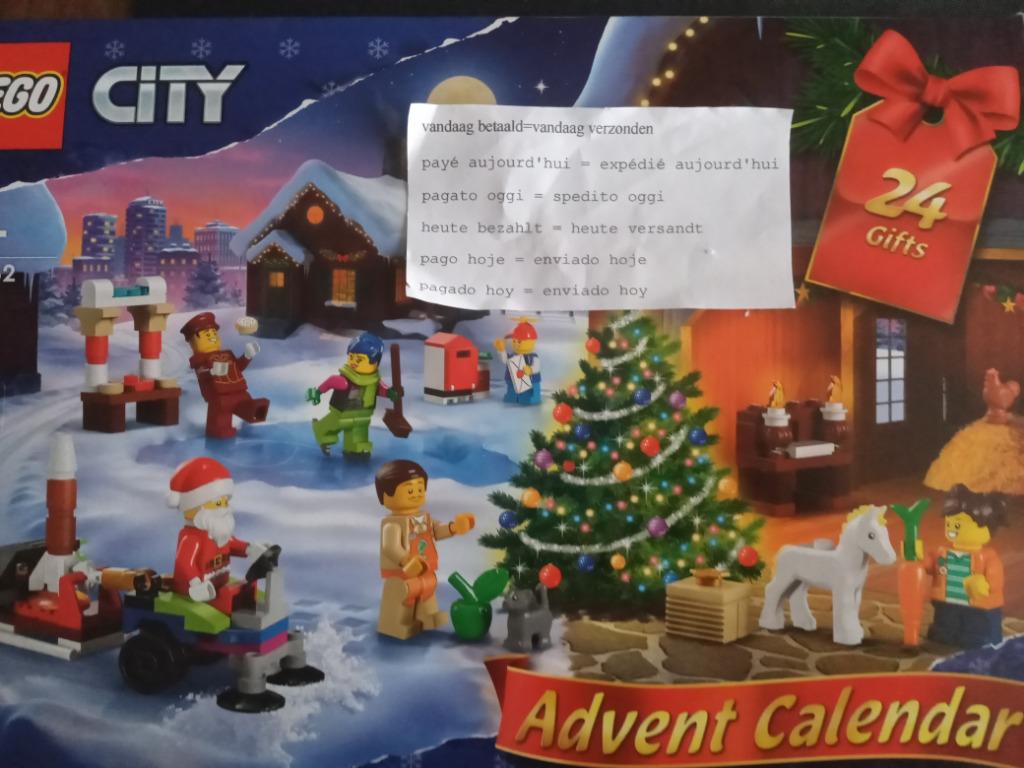 LEGO City Adventskalender 2022 - 60352 -verzegeld -, City, Lego, Compleet, Nieuw