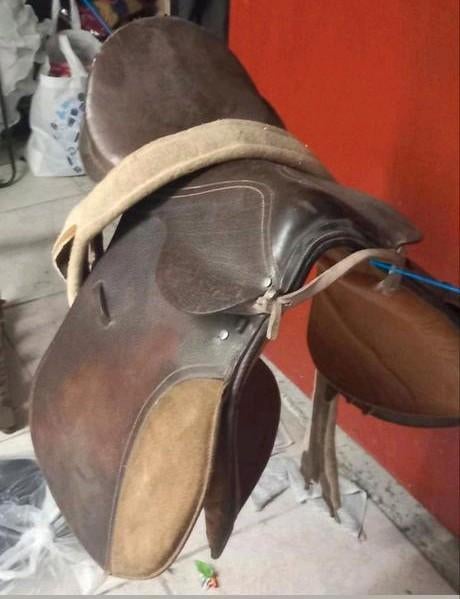 Selle pour grand poney, Animaux & Accessoires, Enlèvement ou Envoi, Comme neuf