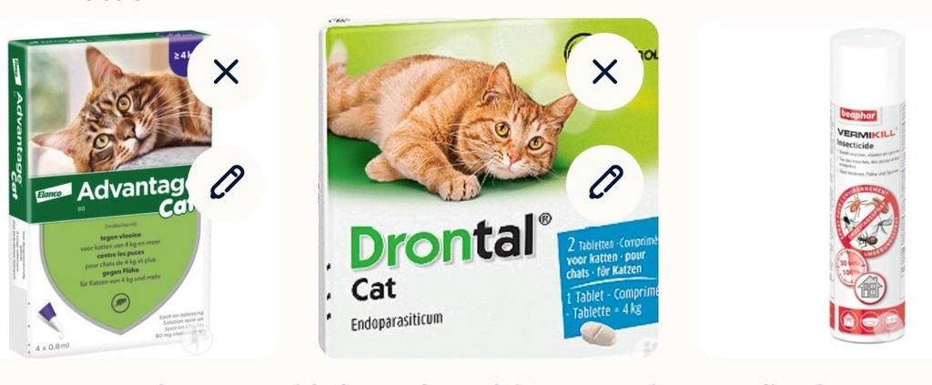 🐈New Pharma katten /ontwormer/vermikill-spray voor vlooien, Dieren en Toebehoren, Ophalen, Nieuw