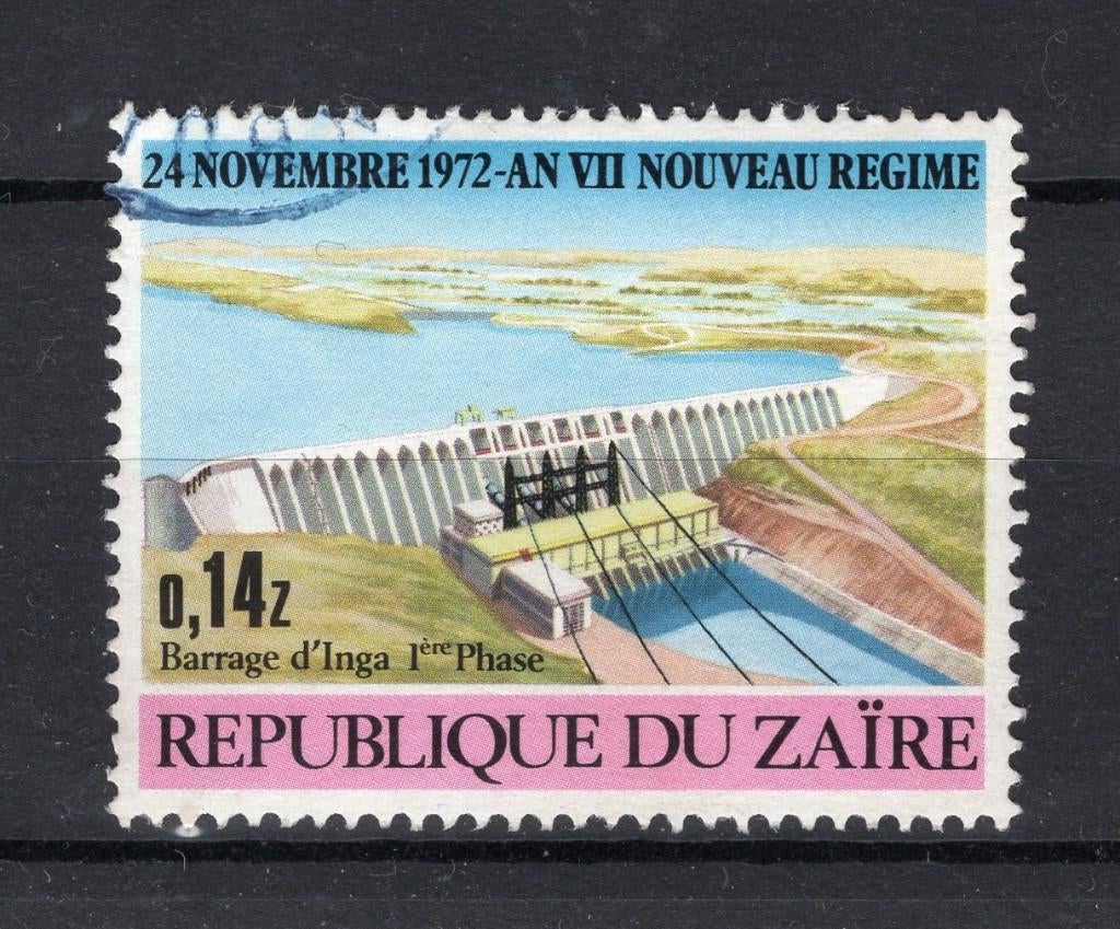 ZAIRE 824 gestempeld 1973, Ophalen of Verzenden, Gestempeld, Gestempeld