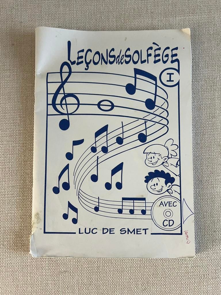 Livre leçons de solfège 1 avec CD