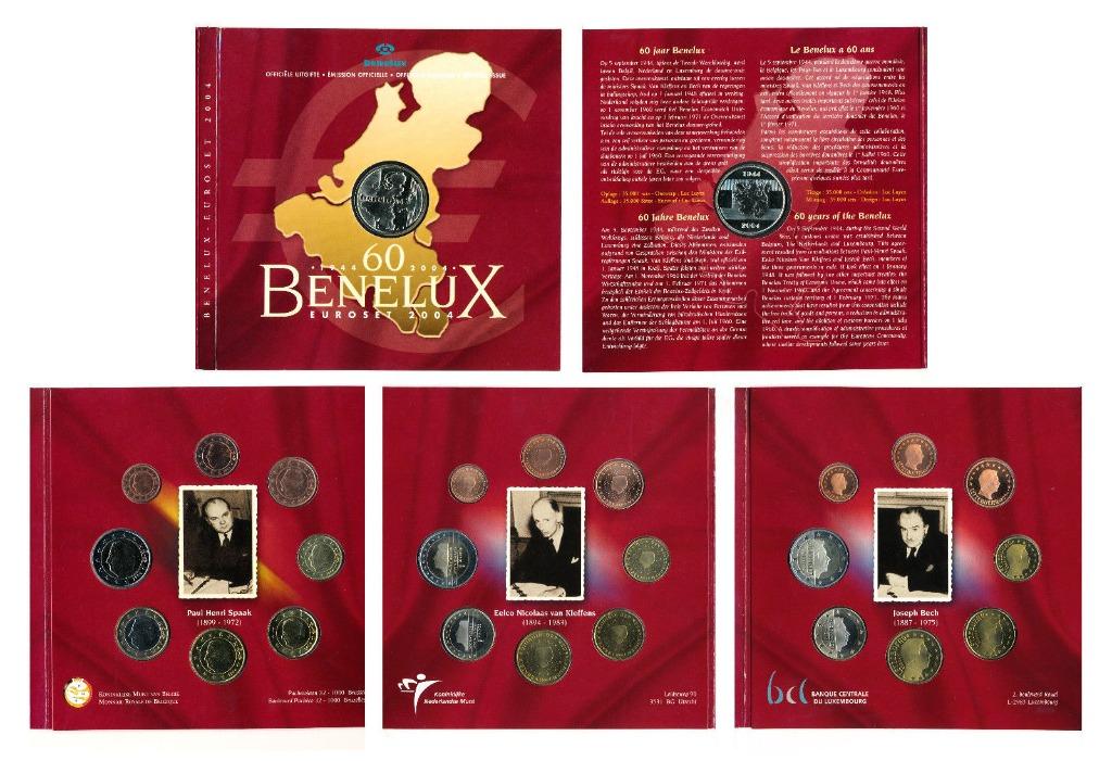 Beneluxsets 2004 - 50 stuks, Ophalen of Verzenden, Setje