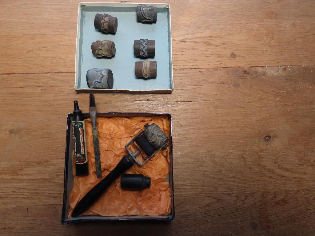 slingertool met inktroller + 6 extra rollers, Ophalen of Verzenden