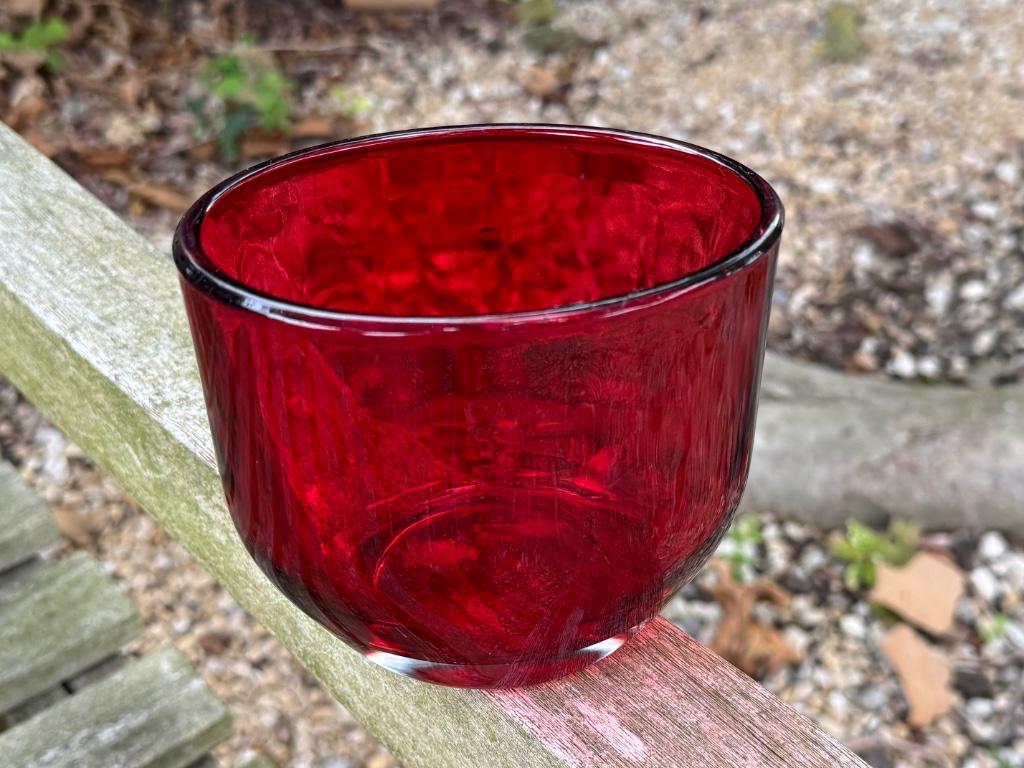 Fête de mariage - 18 bougeoirs en verre rouge - poids lourds, Hobby & Loisirs créatifs, Articles de fête, Comme neuf, Décoration