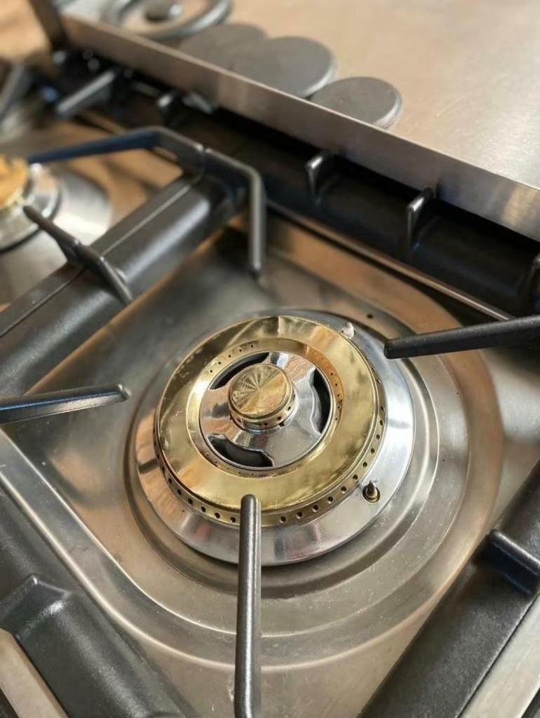 🔥 Poêle Boretti de luxe 90 cm anthracite avec raccords, Electroménager, Cuisinières, Gaz, Classe énergétique A ou plus économe