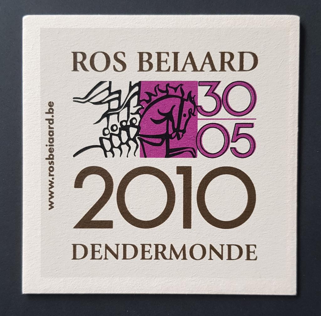 Bierkaartje Ros Beiaardommegang 2010, Verzamelen, Ophalen