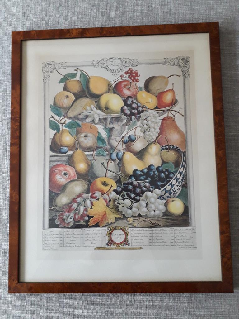 Stilleven van verschillende fruitsoorten, Ophalen