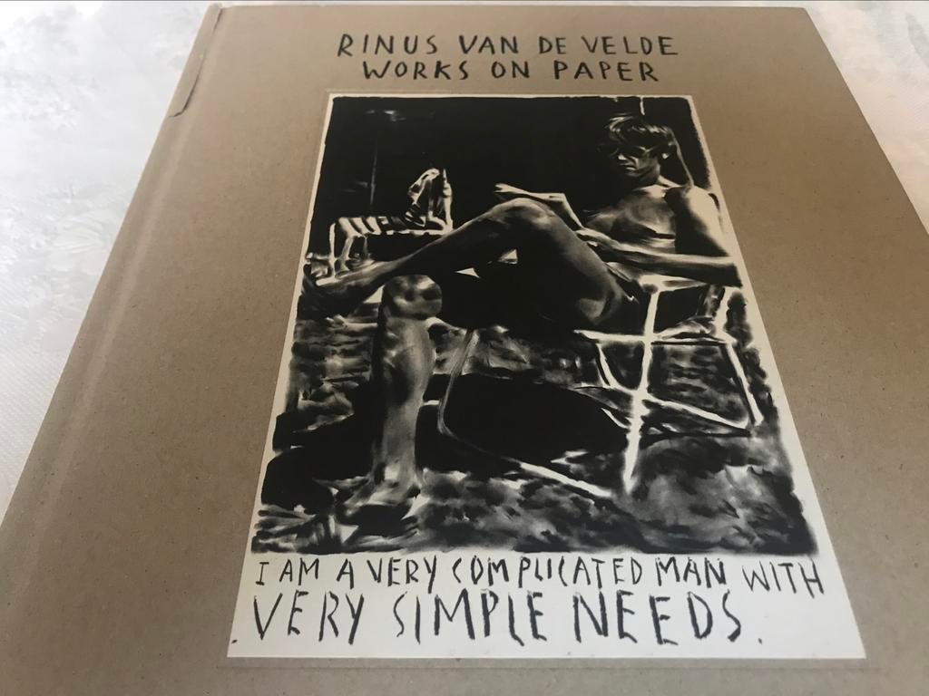 Rinus Van De Velde works on paper 180pag, Ophalen of Verzenden, Zo goed als nieuw, Schilder- en Tekenkunst