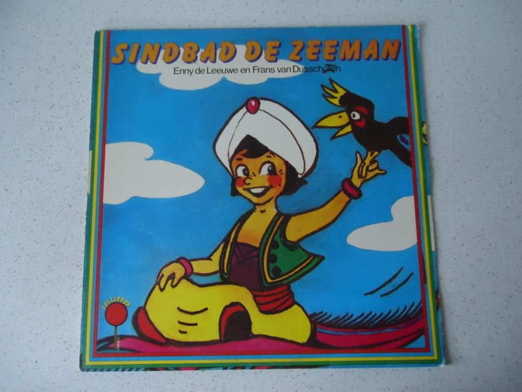 Sprookjes LP "Sindbad De Zeeman", Enlèvement ou Envoi, Utilisé, Fable ou Conte (de fées)