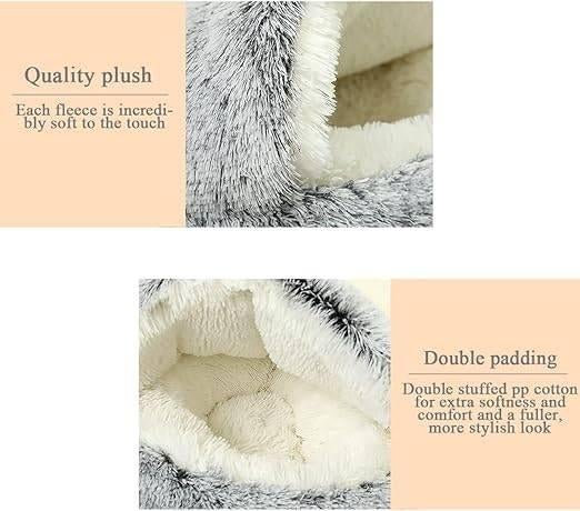 donutbed voor kleine en middelgrote honden | GRATIS LEVERING, Animaux & Accessoires, Paniers pour chiens, Neuf, -, -, Coton
