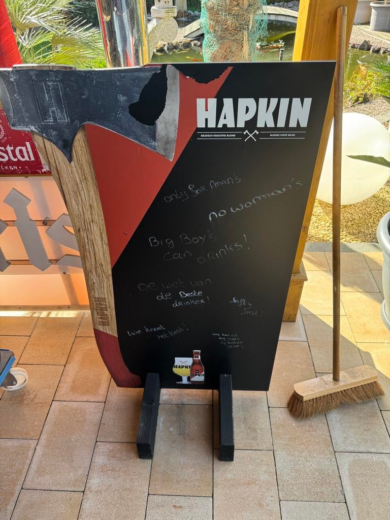 Stoepstand Hapkin ( brouwerij van Cristal Alken), Verzamelen, Ophalen, Zo goed als nieuw