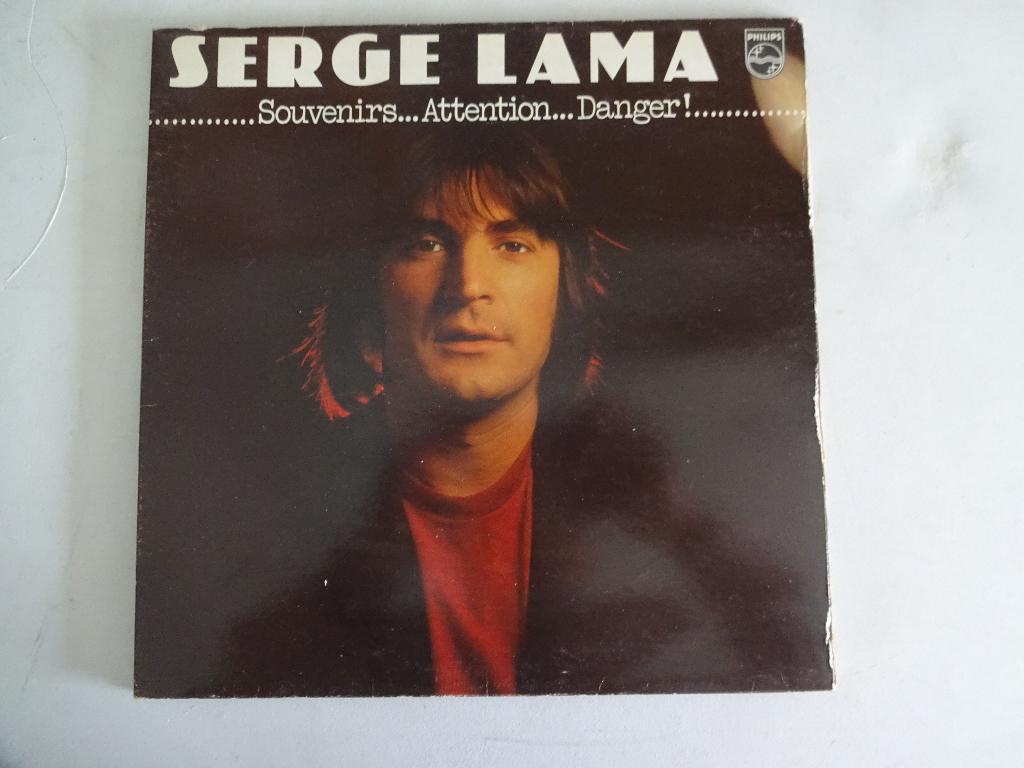 Disques . Vinyles 33 tours  . Serge Lama .Lot de 4 ., Enlèvement, Utilisé, 12 pouces, Chanteur-compositeur