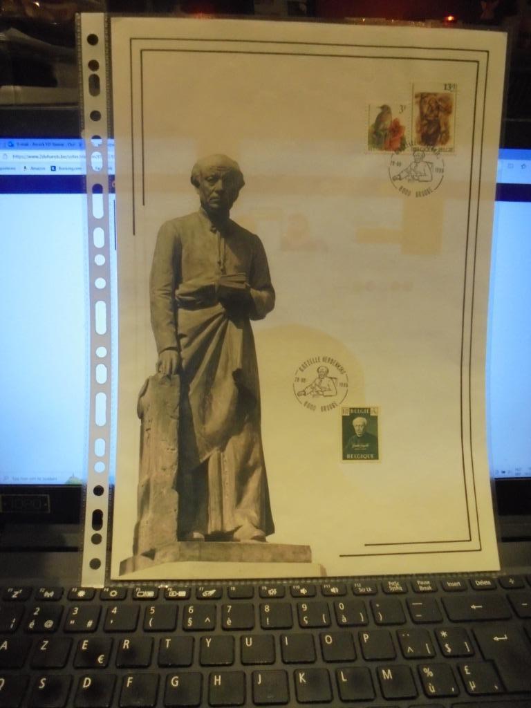 Gezelle herdenking, Postzegels en Munten, Ophalen of Verzenden, Gestempeld, Overige thema's