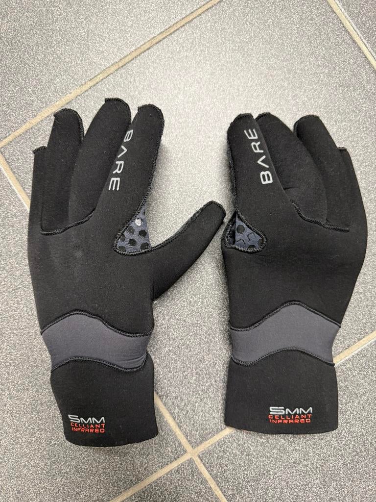 Gants de plongée Bare 5mm Taille L/G, Enlèvement ou Envoi, Comme neuf